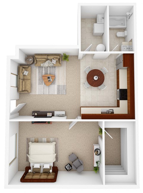 3801 So. Water Tower Place 1-3 Beds Apartment for Rent - Photo Gallery 41